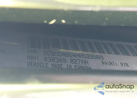 2017 Chrysler 300 300S z USA, uszkodzony, nr VIN 2C3CCABG4HH593569